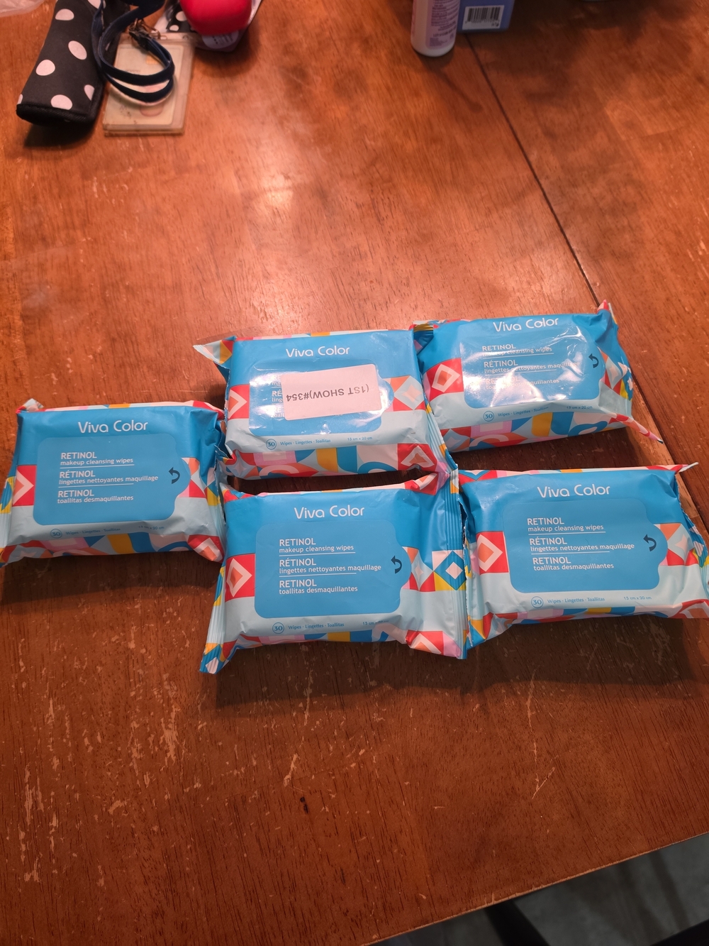 6 Retinol Cleansing Wipes – Blue Pack